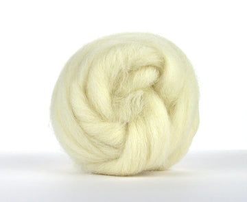 Texel Natural White Wool Top