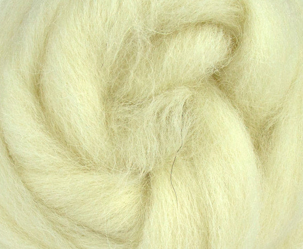 Texel Natural White Wool Top