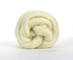 Falkland Natural White Wool Top
