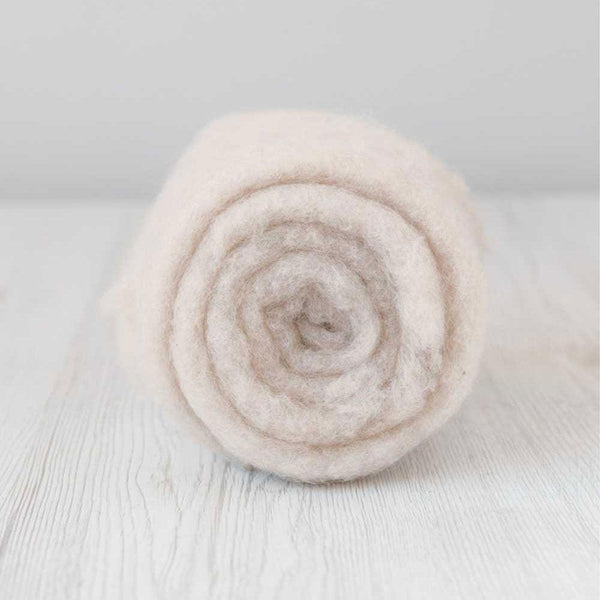 Bergschaf Wool Carded Batt - Sand - Mohair & More
