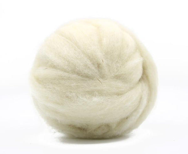Carded White Shetland Sliver - Mohair & More