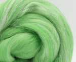 Dolomites Green - Merino and Aplaca Roving, Combed Top - Mohair & More