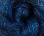 Glitzy Ocean Merino Roving / Top - Mohair & More