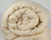Merino Wool Carded Batt - Ecru-7 oz - Mohair & More
