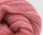 Monte Rosa Red - Merino and Aplaca Roving, Combed Top - Mohair & More