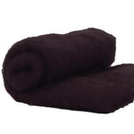 NZ Perendale Wool Carded Batt - Dark Mocha-7 oz - Mohair & More