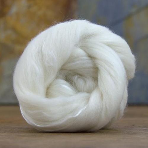 Superfine Merino/Mulberry Silk Top - 70/30 - Mohair & More